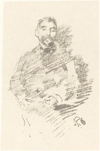 Stéphane Mallarmé, 1892. 作： James Abbott McNeill Whistler