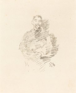 ステファン・マラルメ、1892年。 作： James Abbott McNeill Whistler