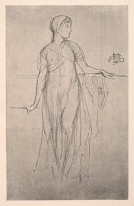 研究、1879年。 作： James Abbott McNeill Whistler