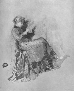 研究、c1880、1904 作： James Abbott McNeill Whistler