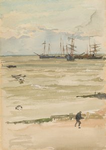The Anchorage, 1882-1884. 作： James Abbott McNeill Whistler
