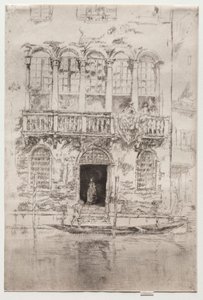 バルコニー。 作： James Abbott McNeill Whistler