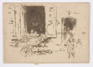 バロー-ブリュッセル、マロール地区 作： James Abbott McNeill Whistler