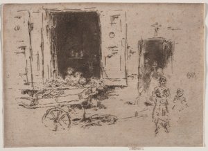 バロー、ブリュッセル。 作： James Abbott McNeill Whistler