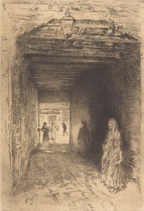 乞食、18791880。 作： James Abbott McNeill Whistler