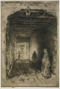 乞食、1880年。 作： James Abbott McNeill Whistler