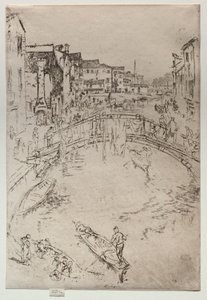 橋。 作： James Abbott McNeill Whistler
