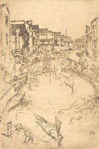 ブリッジ、18791880。 作： James Abbott McNeill Whistler