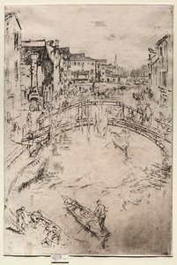 橋、1886年。 作： James Abbott McNeill Whistler
