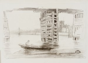 1878年のブロードブリッジ。 作： James Abbott McNeill Whistler