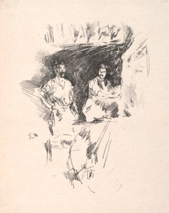 ブラザーズ、1895年。 作： James Abbott McNeill Whistler