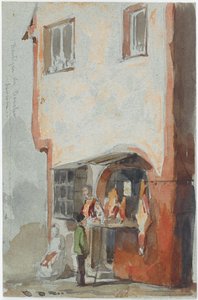 肉屋の店 作： James Abbott McNeill Whistler