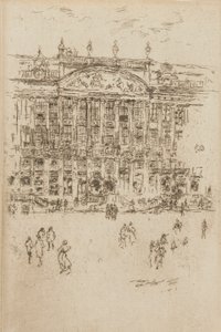The Church- Brussels Adoration, 1887年。 作： James Abbott McNeill Whistler