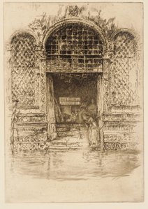 戸口、1879-1880。 作： James Abbott McNeill Whistler