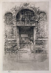 戸口、1879-80 作： James Abbott McNeill Whistler