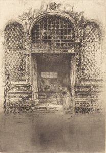 戸口、1880年。 作： James Abbott McNeill Whistler
