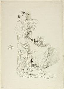 ファン、1879 作： James Abbott McNeill Whistler