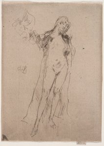 ファンのモデル番号3。 作： James Abbott McNeill Whistler