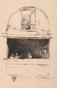 フォージ、パッセージデュドラゴン、1894年。 作： James Abbott McNeill Whistler