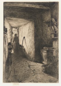 キッチン、1858年。 作： James Abbott McNeill Whistler