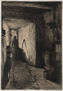 キッチン、1858 作： James Abbott McNeill Whistler