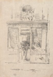 Laundress-La Blanchisseuse de la Place Dauphine、1894。 作： James Abbott McNeill Whistler
