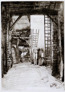 ライムバーナー 作： James Abbott McNeill Whistler