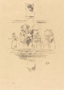 The Little Balcony」1894年。 作： James Abbott McNeill Whistler