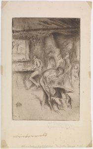 The Little Forge, Liverpool, 1875年。 作： James Abbott McNeill Whistler