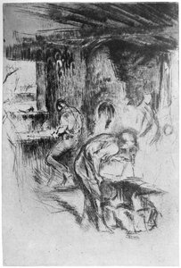 リトルフォージ、c1860 1904。 作： James Abbott McNeill Whistler