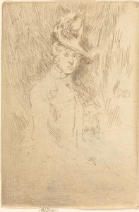 The Little Hat」です。 作： James Abbott McNeill Whistler