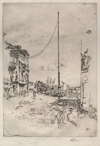 リトルマスト、1880年。 作： James Abbott McNeill Whistler