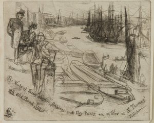 リトル・プール」（1861年）。 作： James Abbott McNeill Whistler