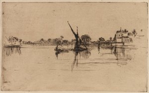 The Little Putney, 1879年。 作： James Abbott McNeill Whistler