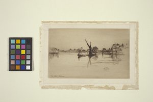 The Little Putney, No. 2 (gravura) 作： James Abbott McNeill Whistler
