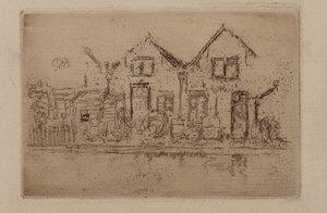 小さな車大工、1884 年。 作： James Abbott McNeill Whistler