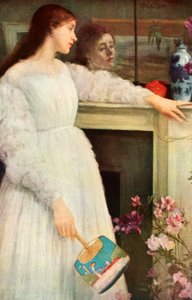 リトル ホワイト ガール、ブック プレート 作： James Abbott McNeill Whistler