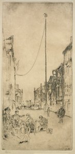 マスト。 作： James Abbott McNeill Whistler