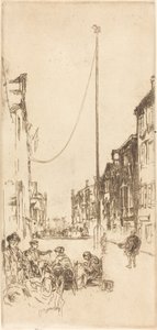 The Mast, 18791880」です。 作： James Abbott McNeill Whistler