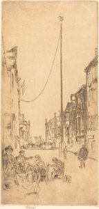 マスト、18791880。 作： James Abbott McNeill Whistler
