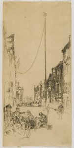 マスト、1880年（紙にエッチング） 作： James Abbott McNeill Whistler