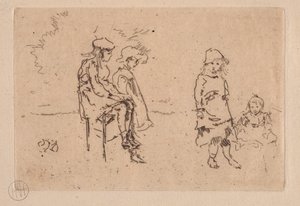 Menpesの子供。 作： James Abbott McNeill Whistler