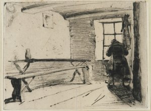 The Miser, 1858-1859」です。 作： James Abbott McNeill Whistler