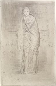 モデル休憩、1870 作： James Abbott McNeill Whistler