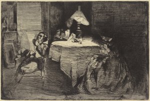音楽室、1858年。