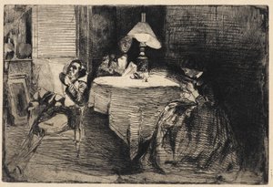 音楽室、1858年。