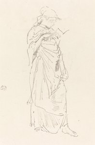 小説：読書する少女、c。 1889年。 作： James Abbott McNeill Whistler