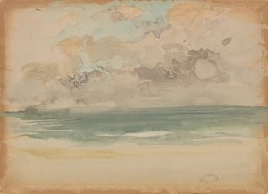 海の波、1883-1884。 作： James Abbott McNeill Whistler