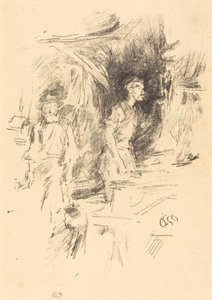 オールド・スミスの物語、1895 年。 作： James Abbott McNeill Whistler