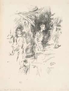 オールド・スミスの物語、1895 年。 作： James Abbott McNeill Whistler